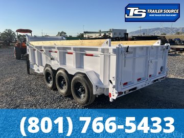 7x16 Diamond C LPT-GN 307 Gooseneck Dump Trailer - 32" Sides - 24K GVWR - 14 Ply Tires, ABS Brakes, Hydraulic Jack(s)
