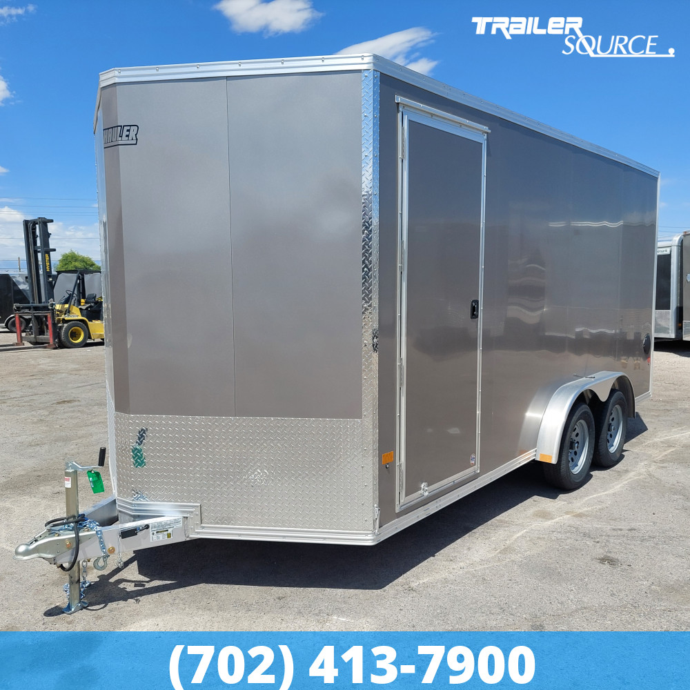 7.5x16 Alcom EZ Hauler 7'0" Interior Enclosed Cargo