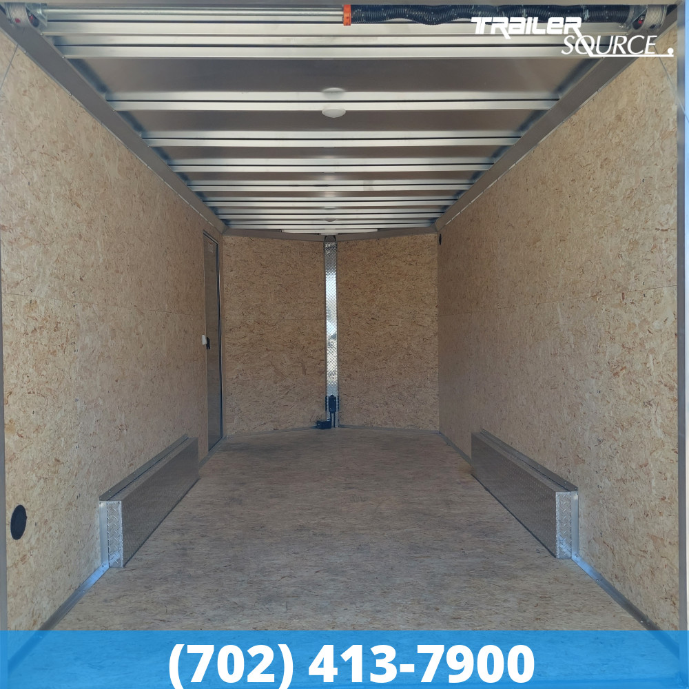 7.5x16 Alcom EZ Hauler 7'0" Interior Enclosed Cargo