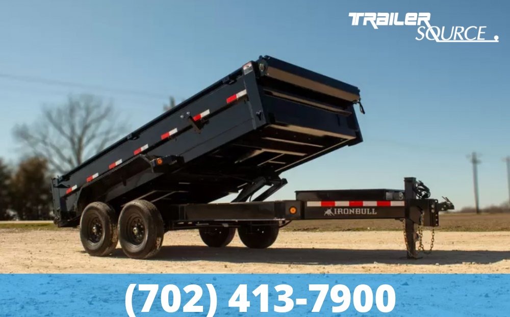 7x14 Iron Bull DWB 24" Sides 14K Dump Trailer