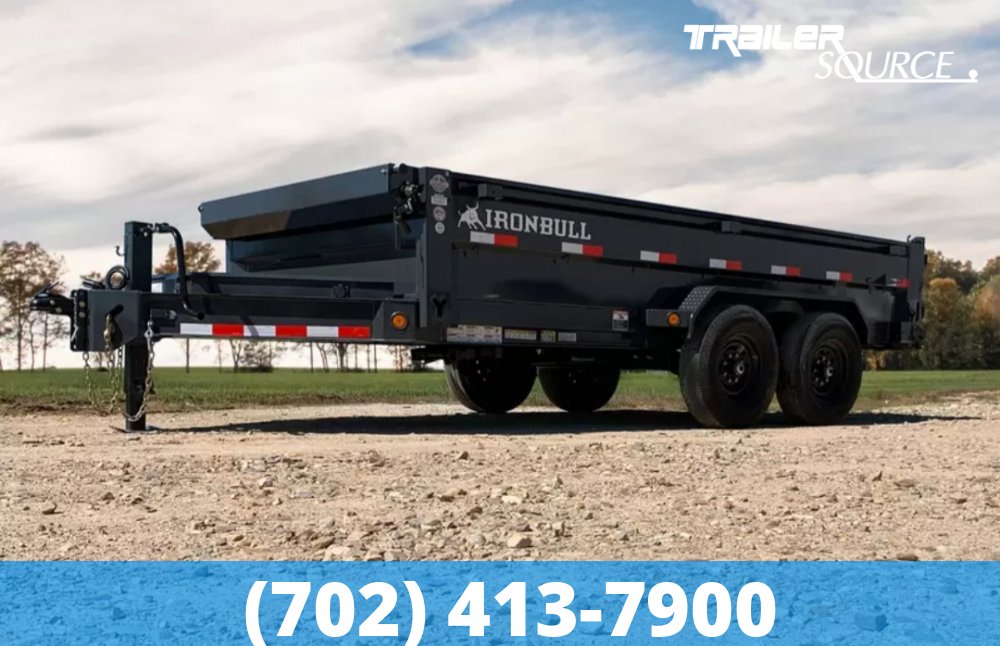 7x14 Iron Bull DWB 24" Sides 14K Dump Trailer