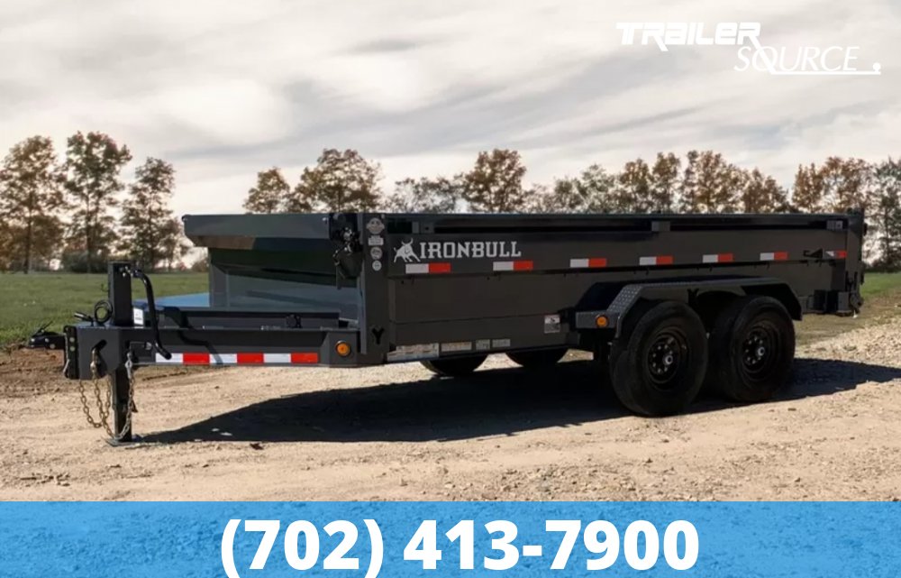 7x14 Iron Bull DWB 24" Sides 14K Dump Trailer