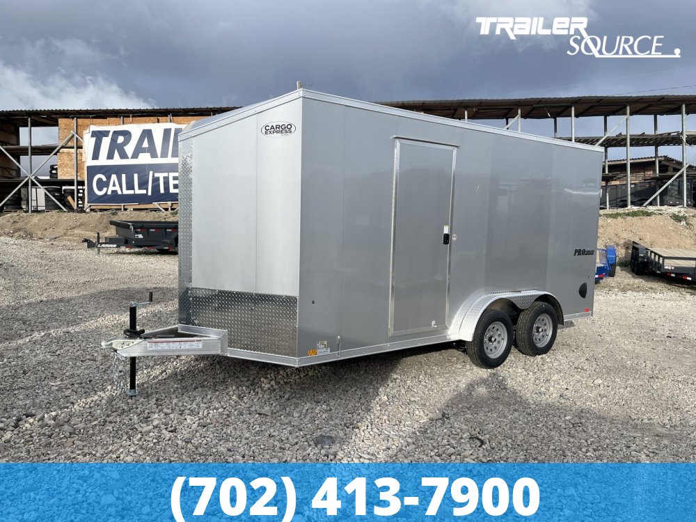 7.5x16 Cargo Express Pro Series Aluminum 7'0" Interior 7K Tandem Axle Enclosed Cargo