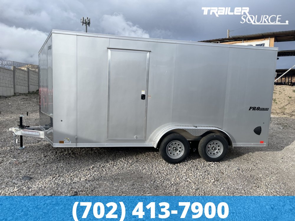 7.5x16 Cargo Express Pro Series Aluminum 7'0" Interior 7K Tandem Axle Enclosed Cargo