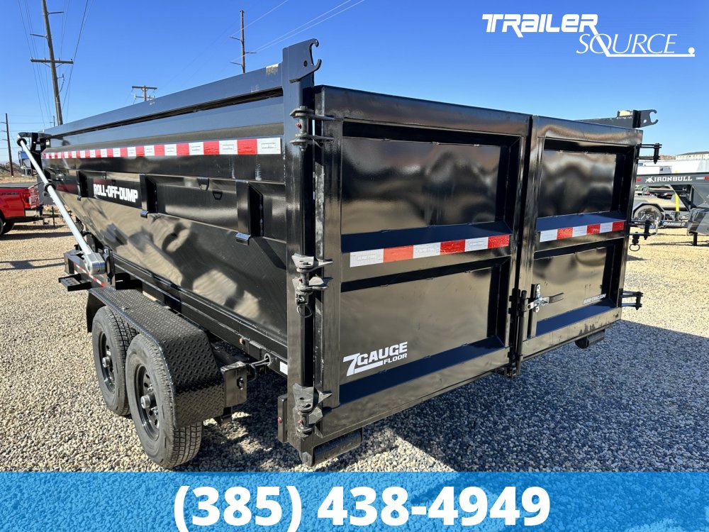 7x16 Sure Trac Roll Off Trailer-Bin Package