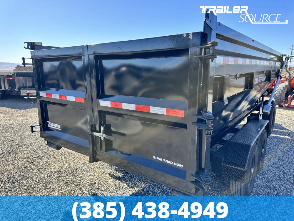7x16 Sure Trac Roll Off Trailer-Bin Package