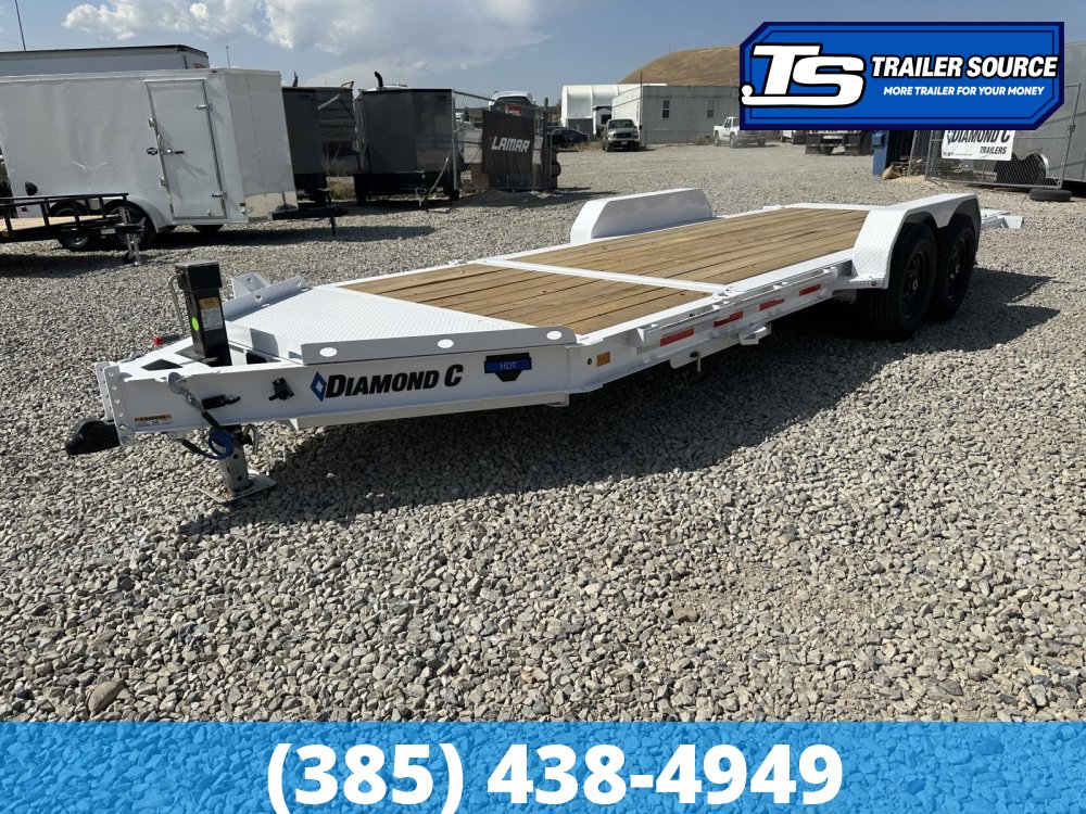 7x20 Diamond C HDT 207 Tilt Trailer - 15.5K GVWR - 14 Ply Tires
