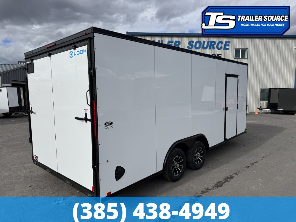 8.5x20 Look ST DLX Enclosed Cargo Trailer - 7'0" Interior - 7K GVWR - .080 PolyCor, Alloy Wheels, Black Out Package