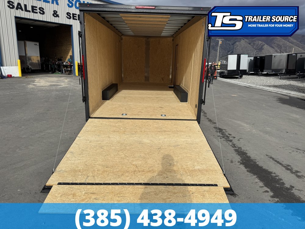 8.5x20 Look ST DLX Enclosed Cargo Trailer - 7'0" Interior - 7K GVWR - .080 PolyCor, Alloy Wheels, Black Out Package