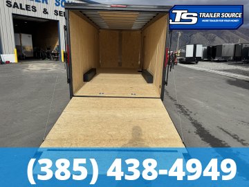 8.5x20 Look ST DLX Enclosed Cargo Trailer - 7'0" Interior - 7K GVWR - .080 PolyCor, Alloy Wheels, Black Out Package