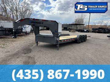 7x26 Diamond C HDT-GN 307 Gooseneck Tilt Trailer - 24K GVWR -