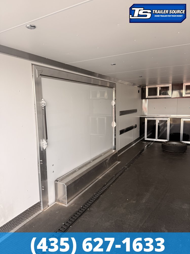 8.5x24 Alcom EZ Hauler Premium Enclosed Cargo Trailer - 10K GVWR - E-Track, Rubber Coin Floor, Ultimate Escape Door, Upper Cabinet, Vinyl Ceiling, Vinyl Walls