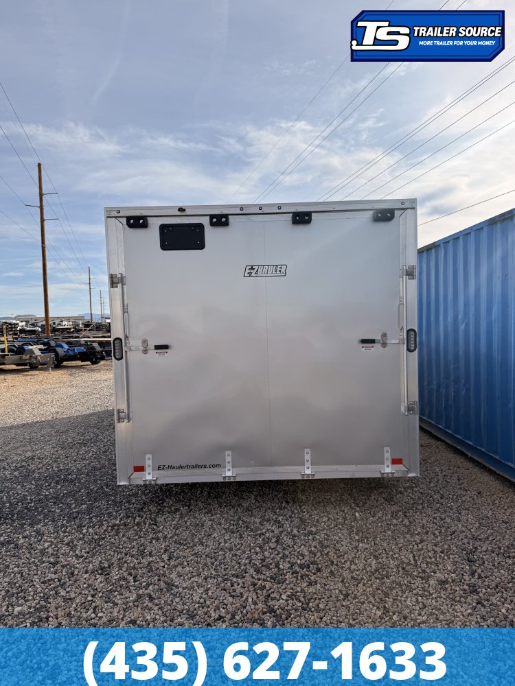 8.5x24 Alcom EZ Hauler Premium Enclosed Cargo Trailer - 10K GVWR - E-Track, Rubber Coin Floor, Ultimate Escape Door, Upper Cabinet, Vinyl Ceiling, Vinyl Walls