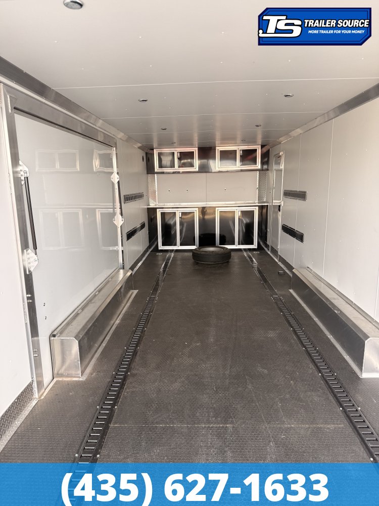 8.5x24 Alcom EZ Hauler Premium Enclosed Cargo Trailer - 10K GVWR - E-Track, Rubber Coin Floor, Ultimate Escape Door, Upper Cabinet, Vinyl Ceiling, Vinyl Walls