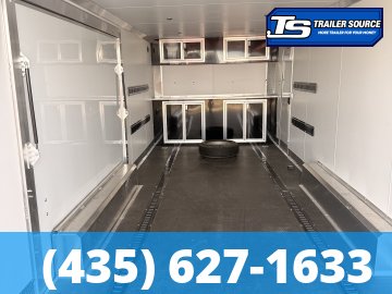 8.5x24 Alcom EZ Hauler Premium Enclosed Cargo Trailer - 10K GVWR - E-Track, Rubber Coin Floor, Ultimate Escape Door, Upper Cabinet, Vinyl Ceiling, Vinyl Walls