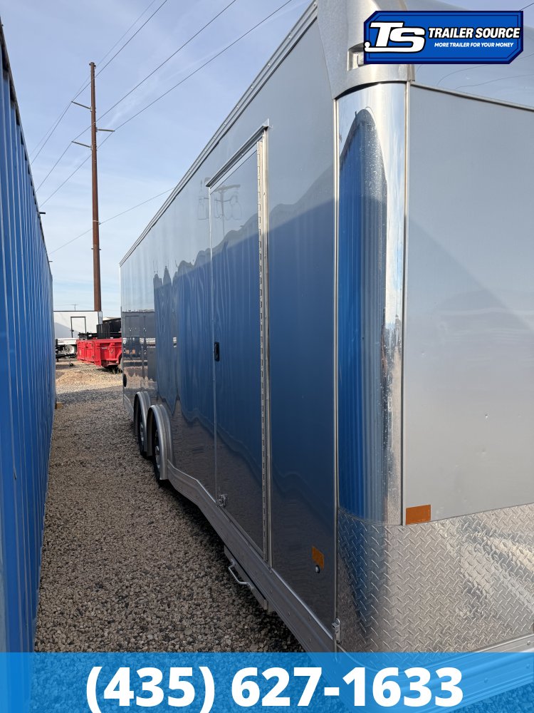 8.5x24 Alcom EZ Hauler Premium Enclosed Cargo Trailer - 10K GVWR - E-Track, Rubber Coin Floor, Ultimate Escape Door, Upper Cabinet, Vinyl Ceiling, Vinyl Walls