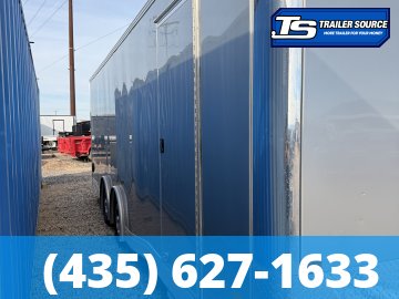 8.5x24 Alcom EZ Hauler Premium Enclosed Cargo Trailer - 10K GVWR - E-Track, Rubber Coin Floor, Ultimate Escape Door, Upper Cabinet, Vinyl Ceiling, Vinyl Walls