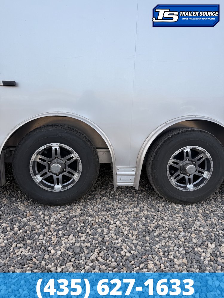 8.5x24 Alcom EZ Hauler Premium Enclosed Cargo Trailer - 10K GVWR - E-Track, Rubber Coin Floor, Ultimate Escape Door, Upper Cabinet, Vinyl Ceiling, Vinyl Walls