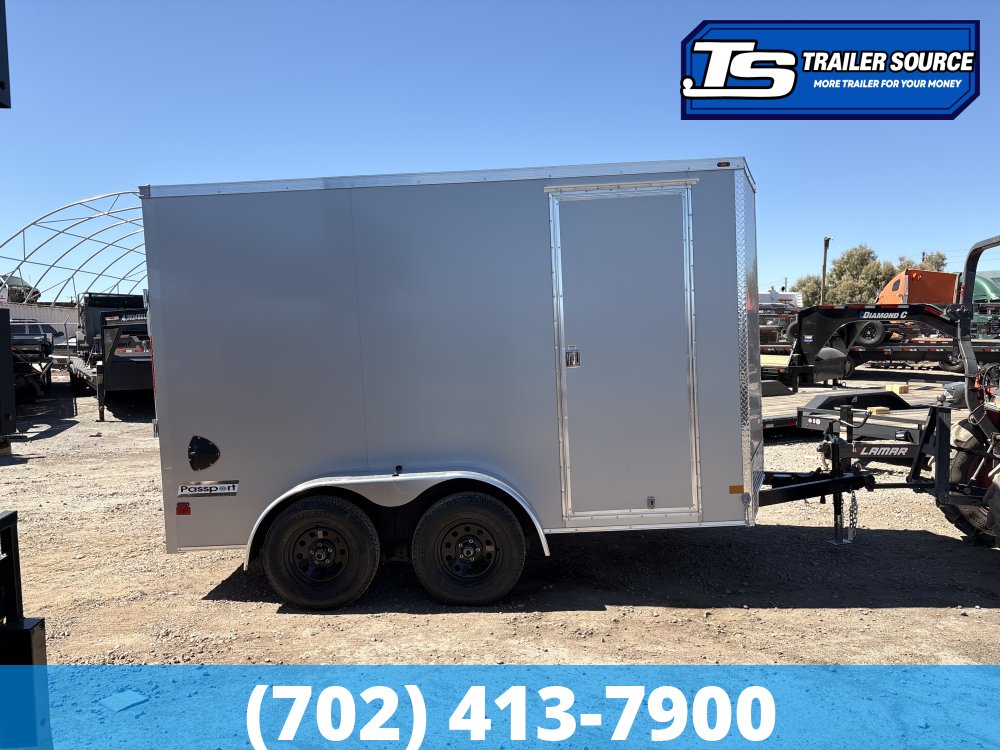 6x12 Haulmark Passport DELUXE Enclosed Cargo Trailer - 7'0" Interior - 7K GVWR - .080 PolyCor