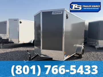 6x10 Haulmark Passport DELUXE Enclosed Cargo Trailer - 6'6" Interior - 3.5K GVWR - .080 PolyCor, Screwless Exterior