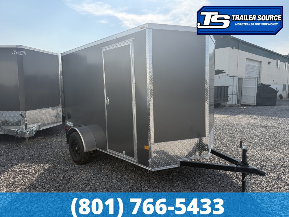 6x10 Haulmark Passport DELUXE Enclosed Cargo Trailer - 6'6" Interior - 3.5K GVWR - .080 PolyCor, Screwless Exterior