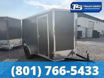 6x10 Haulmark Passport DELUXE Enclosed Cargo Trailer - 6'6" Interior - 3.5K GVWR - .080 PolyCor, Screwless Exterior