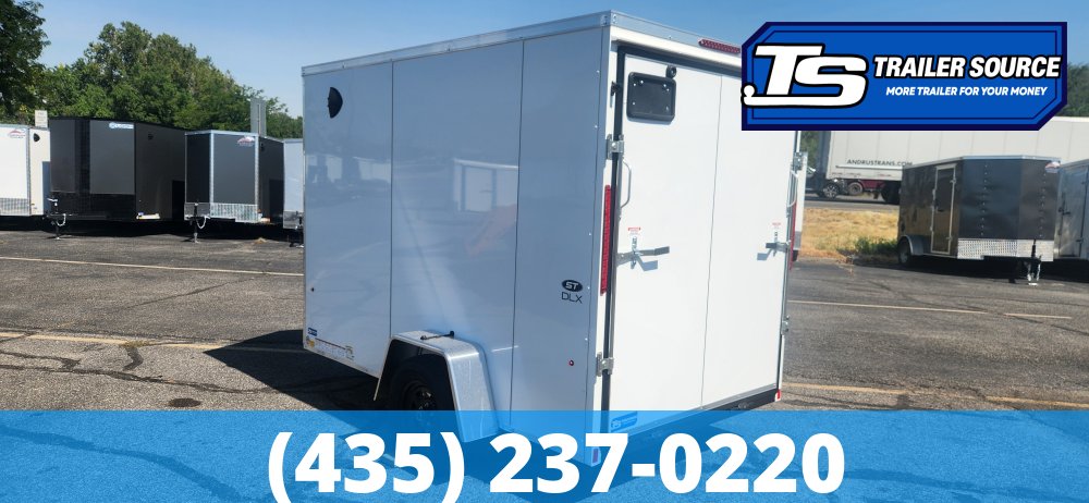 6x10 Look ST DLX Enclosed Cargo Trailer - 6'6" Interior - 3.5K GVWR - .080 PolyCor, Ramp Door