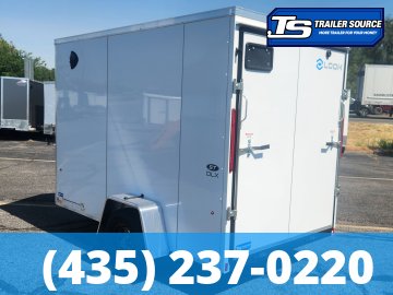 6x10 Look ST DLX Enclosed Cargo Trailer - 6'6" Interior - 3.5K GVWR - .080 PolyCor, Ramp Door