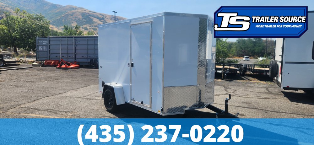 6x10 Look ST DLX Enclosed Cargo Trailer - 6'6" Interior - 3.5K GVWR - .080 PolyCor, Ramp Door