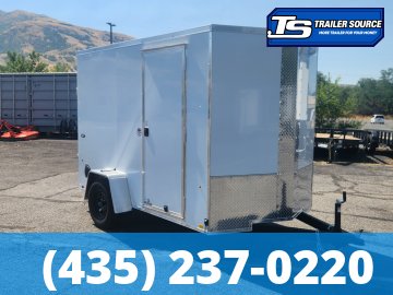 6x10 Look ST DLX Enclosed Cargo Trailer - 6'6" Interior - 3.5K GVWR - .080 PolyCor, Ramp Door