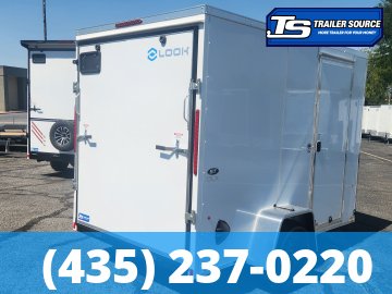 6x10 Look ST DLX Enclosed Cargo Trailer - 6'6" Interior - 3.5K GVWR - .080 PolyCor, Ramp Door