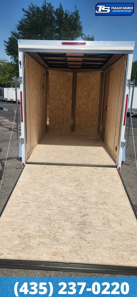 6x10 Look ST DLX Enclosed Cargo Trailer - 6'6" Interior - 3.5K GVWR - .080 PolyCor, Ramp Door