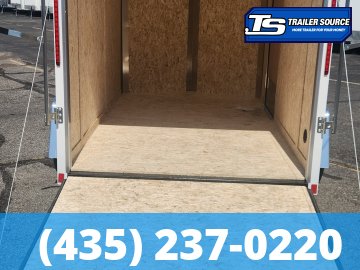 6x10 Look ST DLX Enclosed Cargo Trailer - 6'6" Interior - 3.5K GVWR - .080 PolyCor, Ramp Door