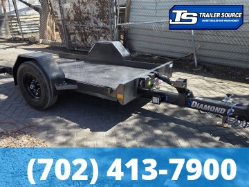 5x10 Diamond C DSA Scissor Lift Tilt Trailer - 7K GVWR -