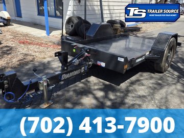 5x10 Diamond C DSA Scissor Lift Tilt Trailer - 7K GVWR -