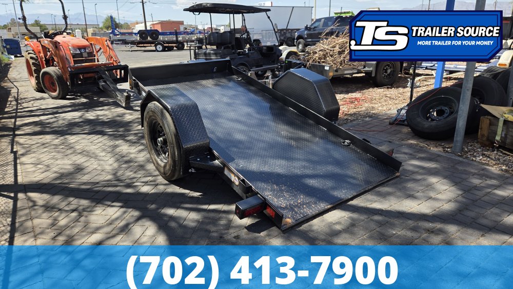 5x10 Diamond C DSA Scissor Lift Tilt Trailer - 7K GVWR -