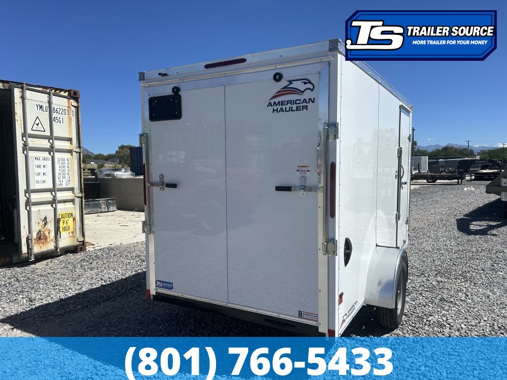 6x12 American Hauler Arrow Enclosed Cargo Trailer - 6'6" Interior - 3.5K GVWR -