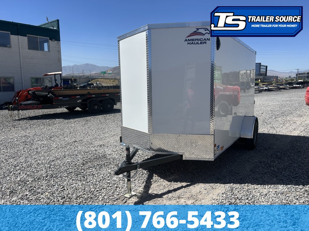 6x12 American Hauler Arrow Enclosed Cargo Trailer - 6'6" Interior - 3.5K GVWR -