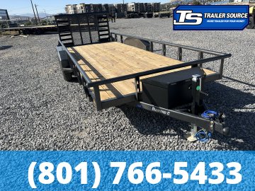 7x20 Diamond C TUT 206 Utility Trailer - 10K GVWR - Ramp Gate