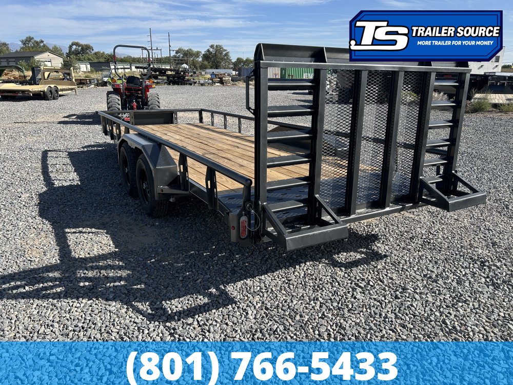 7x20 Diamond C TUT 206 Utility Trailer - 10K GVWR - Ramp Gate