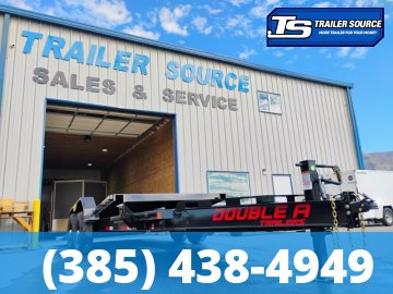 7x20 Double A Pro Series CT Tilt Trailer - 15.4K GVWR - I-Beam Frame, Spare Mount, Torsion Axles