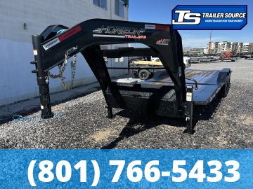 8.5x24 Horizon HET Gooseneck Tilt Trailer - 22.4K GVWR - 10K Axles, 17.5" HD Wheels, 18 Ply Tires, Torsion Axles
