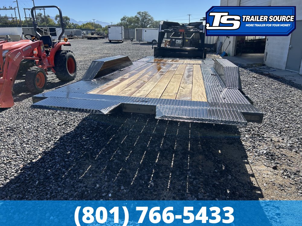 8.5x24 Horizon HET Gooseneck Tilt Trailer - 22.4K GVWR - 10K Axles, 17.5" HD Wheels, 18 Ply Tires, Torsion Axles