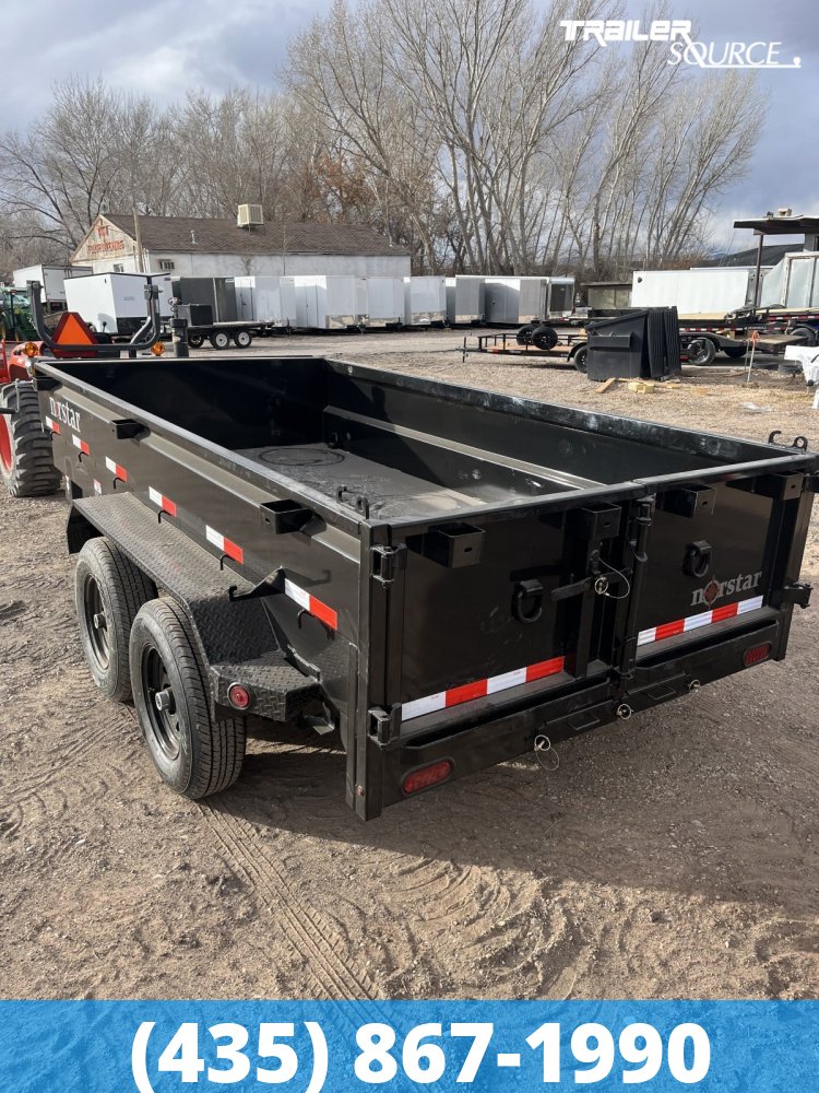 6x12 Norstar Iron Bull DXB 24" Sides 10K Dump Trailer