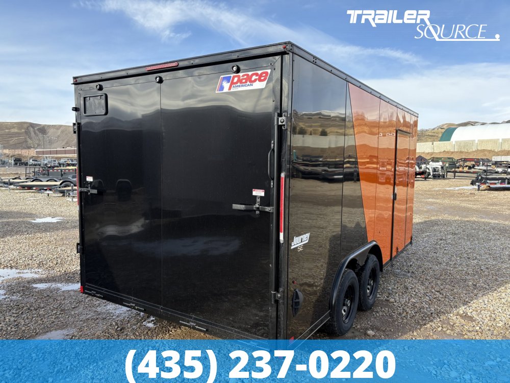 8.5x16 Pace American  7'0" Interior 10K Tandem Axle Enclosed Cargo
