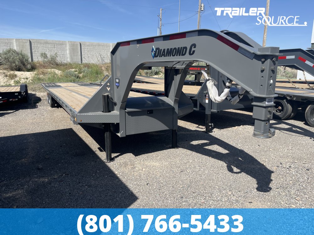 8.5x40 Diamond C FMAX HDT Gooseneck Hydraulic Dovetail 40' 40K Hydraulic Dovetail Gooseneck