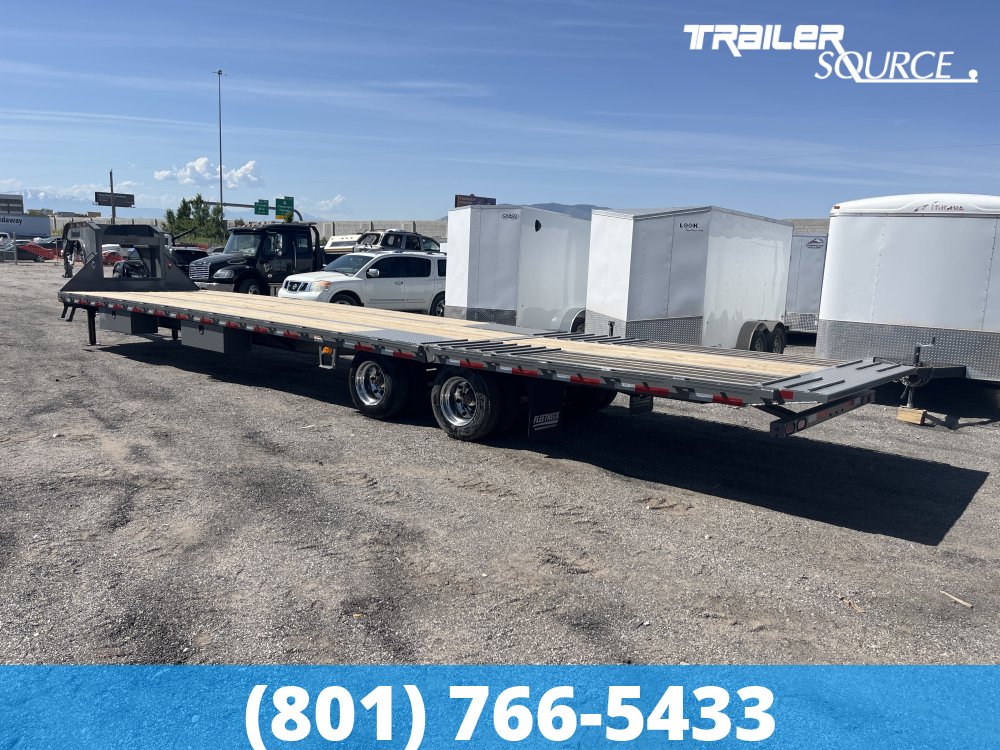 8.5x40 Diamond C FMAX HDT Gooseneck Hydraulic Dovetail 40' 40K Hydraulic Dovetail Gooseneck