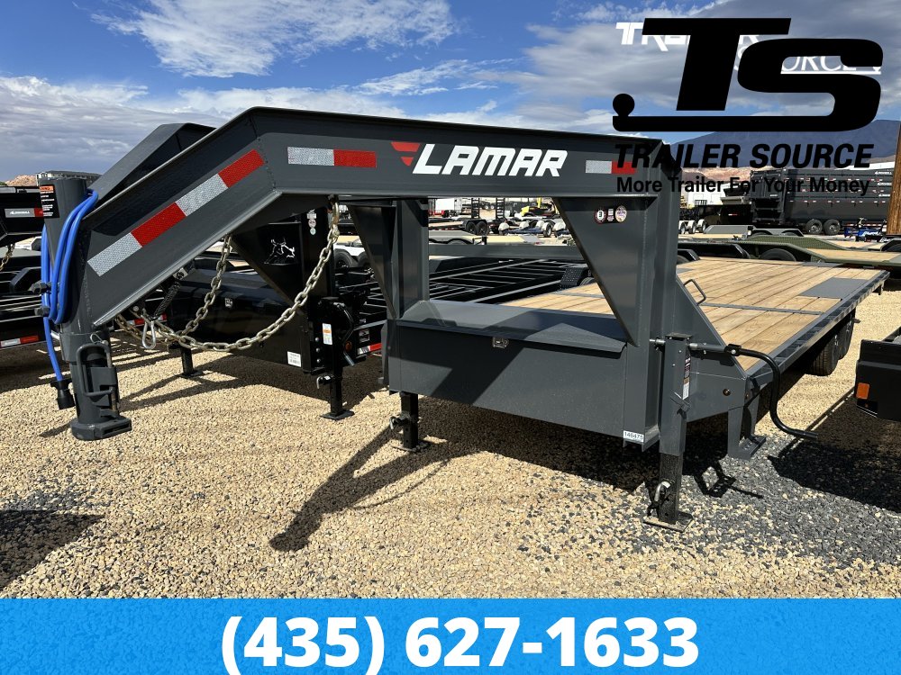 8.5x20 Lamar F8 Gooseneck Deckover Equipment