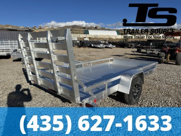 6.5x12 Bear Track BTU Aluminum Utility Trailer - 3.5K GVWR - Side Rails