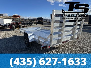 6.5x12 Bear Track BTU Aluminum Utility Trailer - 3.5K GVWR - Side Rails